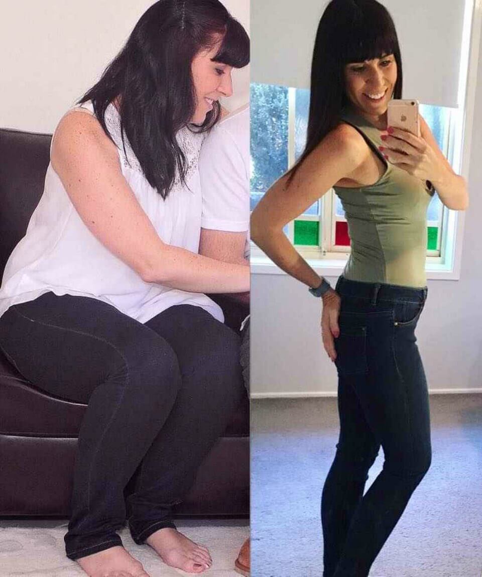 Leah has lost 2.3st and is now a role model for her sons