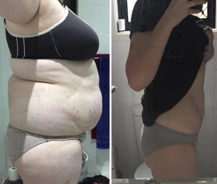 ‘I’ve changed my life in 365 days!’ Check out how this mum lost 5.7st. and toned her tummy!