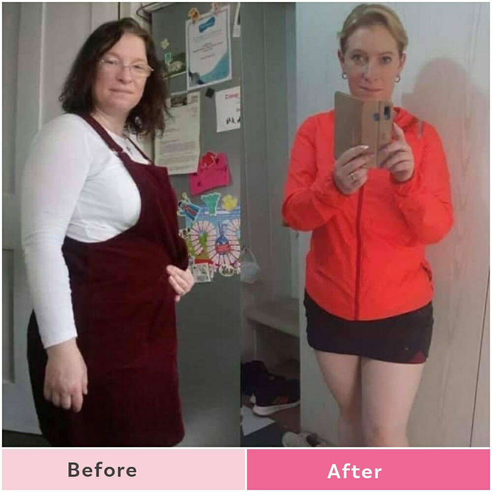 Mum loses 2 stone and drops down from a size 16 to a 10!